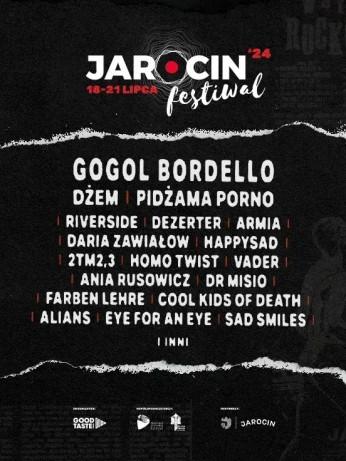 Jarocin Wydarzenie Festiwal JAROCIN FESTIWAL 2024 - KARNET 3-DNIOWY